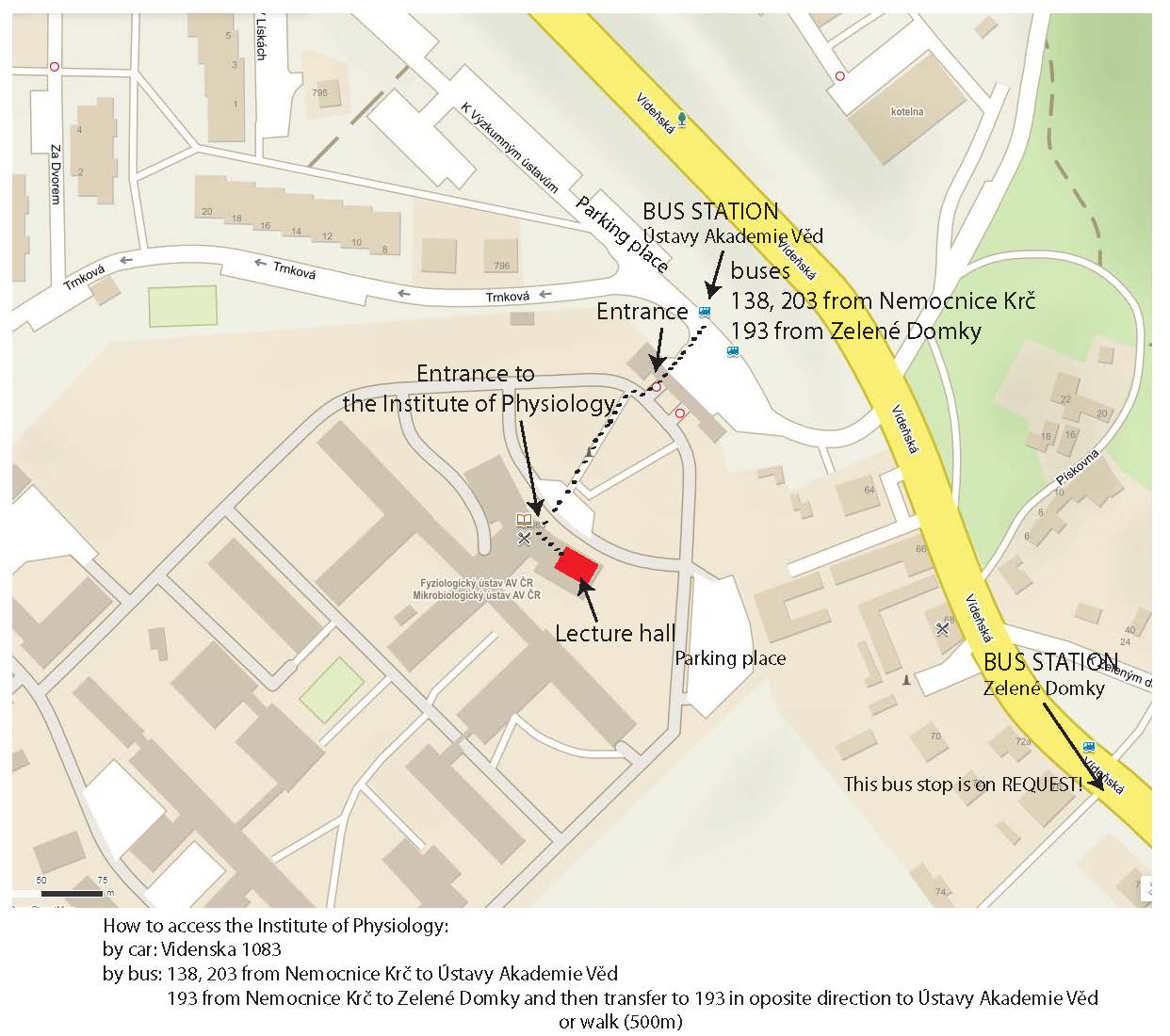 BUREŠ LECTURE "Molecular checkpoints in the development and treatment of metabolic disorders" - mapa