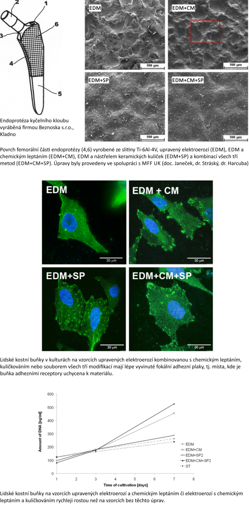 Biomateriály a tkáňové inženýrství - 1 kycelni kloub elektroeroze 1