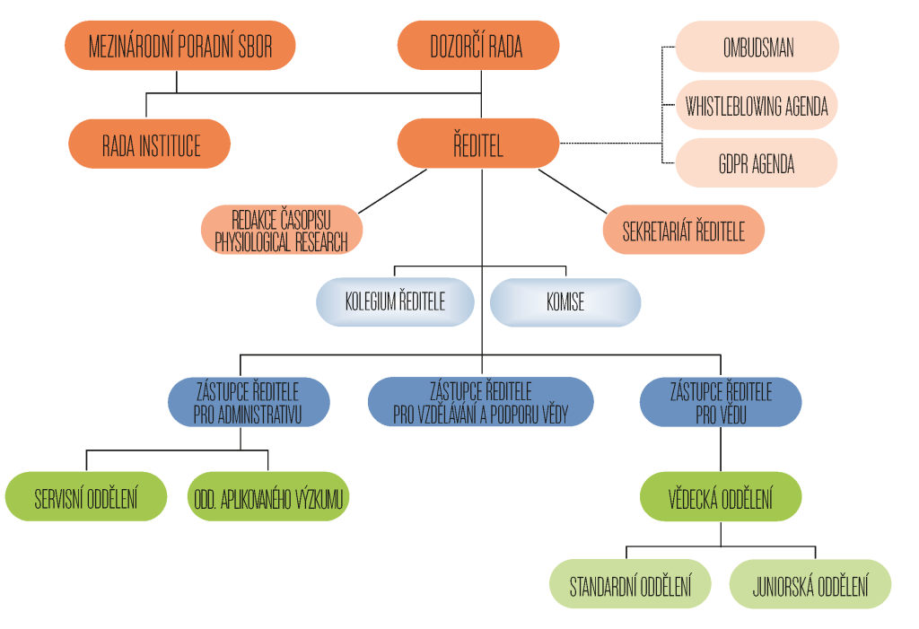 Vedení a struktura - organizacni schema stranka 1